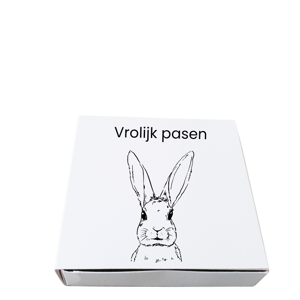 Cadeaudoosje met waxinelichtjes pasen