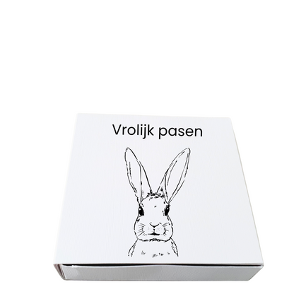 Cadeaudoosje met waxinelichtjes pasen