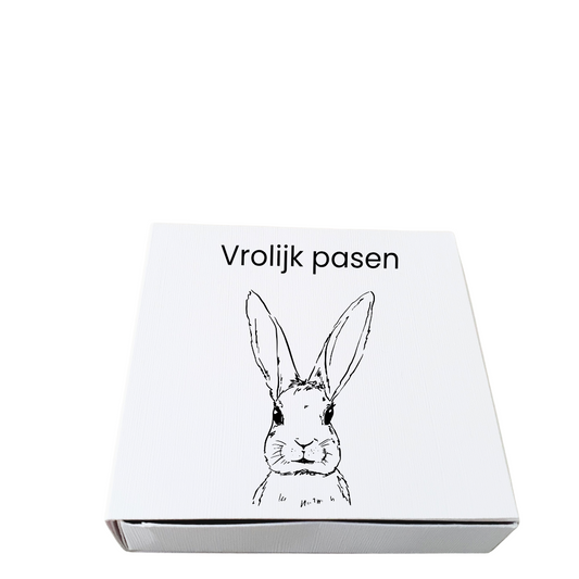 Cadeaudoosje met waxinelichtjes pasen