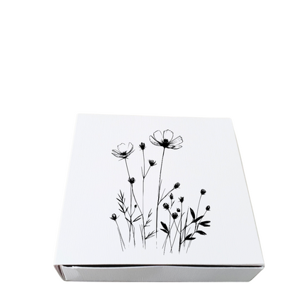 Cadeaudoosje met waxinelichtjes klaproos