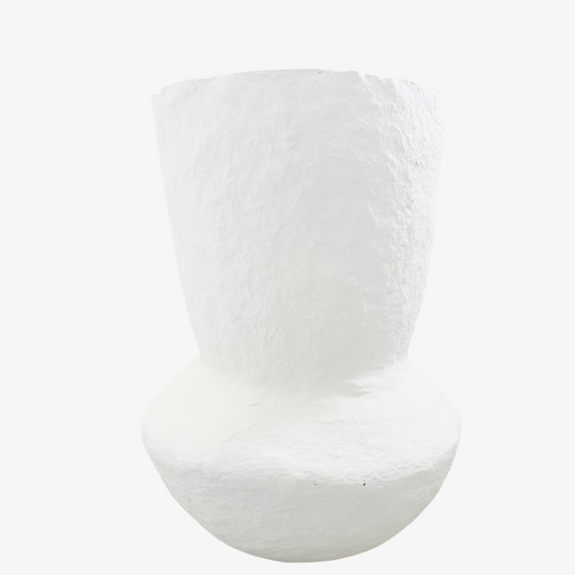 Pappmaché-Vase Kugel