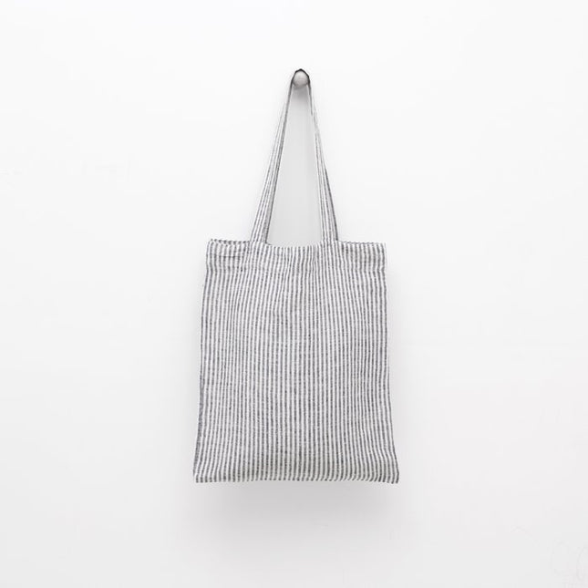 Linnen tas stripe