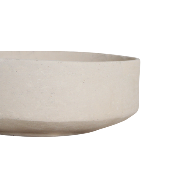 Kalk / papier-maché schaal