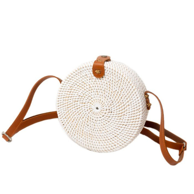 Round rattan bag Senja