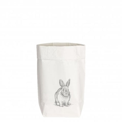 Paperbag sitting bunny