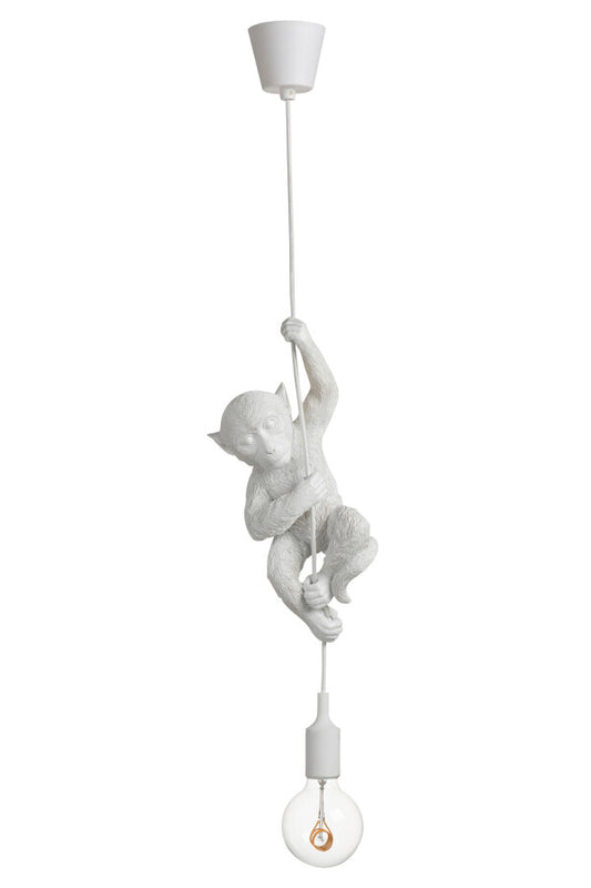 Hanglamp aapje wit