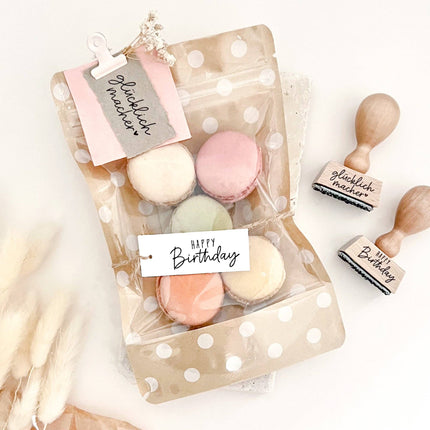STEMPEL HAPPY Birthday | Stempel Verjaardag | Verjaardagscadeau