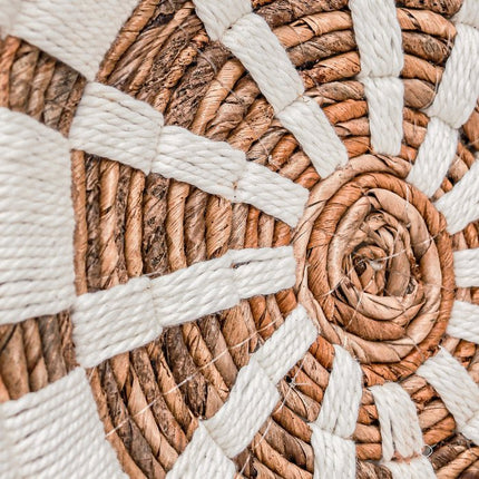 Wand decoratie S bananenvezel