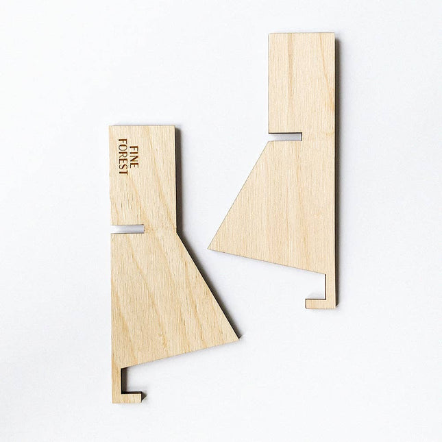 Display stand hout