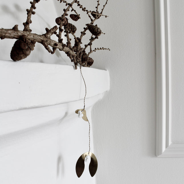 Mistletoe takje decoratie