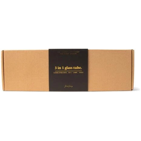 Jens Living  3 in 1 glass tube zwart