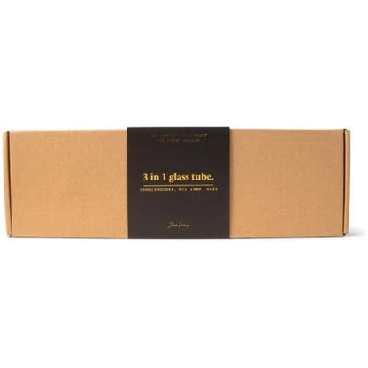 Jens Living  3 in 1 glass tube zwart