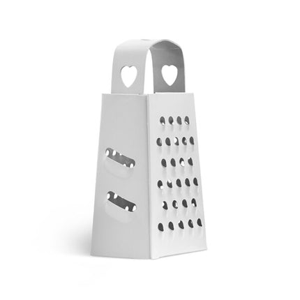Mini grater for amber cubes white