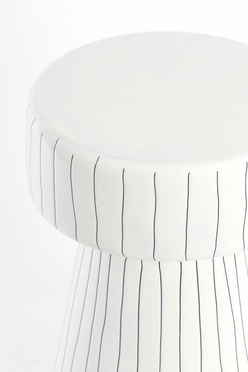 Bijzettafel DAKWA wit L