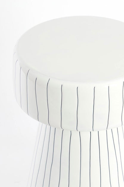 Bijzettafel DAKWA wit L