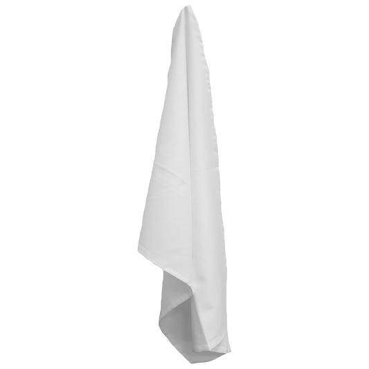 Witte katoenen theedoek